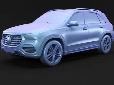 German luxury suv 3D model