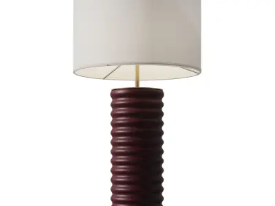 Table lamp Dantone Home Taro maroon 3D model