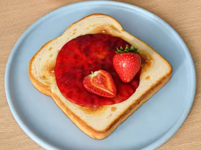 Smeg Breakfast Set 3D model