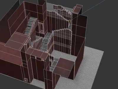 Squid Game Maze 3D model