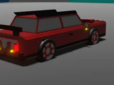 palathai car 3D model