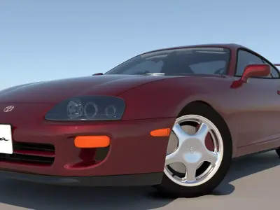 Toyota Supra MK IV A80 1993 3D model