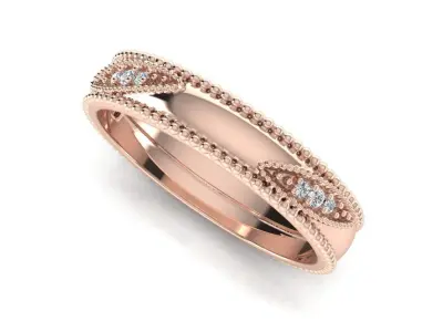 Diamond Jewelry Ring 3D print model