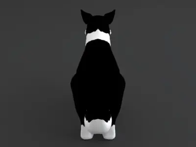 Dog Cartoon Low-poly 3D model purchase