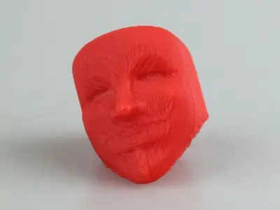 Anonymous ring 3D print model