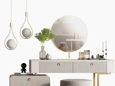 Table Luxury Modern Dressing 3D model