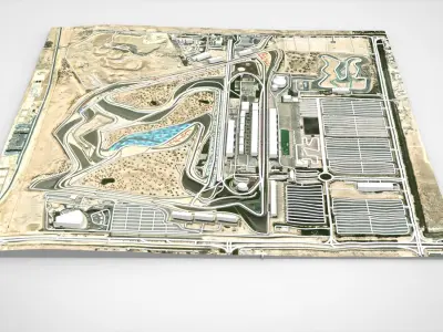 The Bahrain International Circuit 3D model