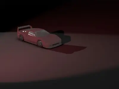 Fan Modeled Bolide Race Car 3D model