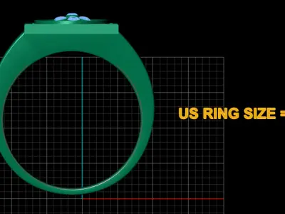  Oriental Design Ring  PANDANT 3D PRINTABLE MODAL  3D print model