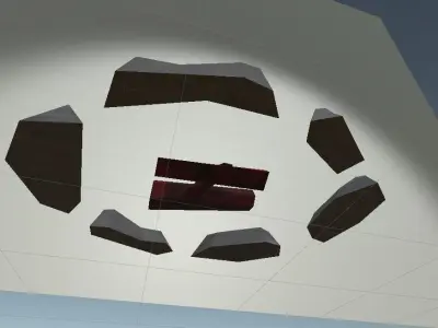 Simple campfire model Free low-poly 3D model