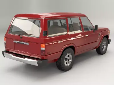 Toyota land Cruiser J60 1980-1990 3D model