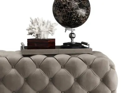 Casamilano Hyatt Ottoman 160 3D model