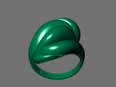 Women Ring Plain Ring Ready STL 3DM Models Womens Rings 3D print model purchase