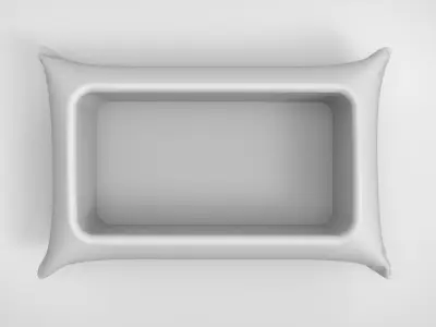 Pillow pattern vase 3D print model