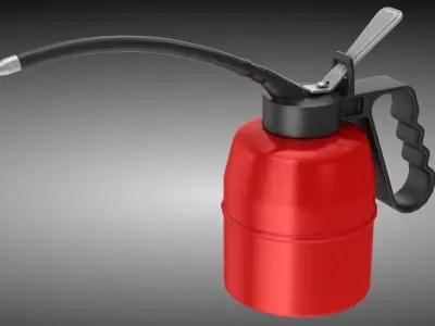 Oil Can Low-poly 3D model