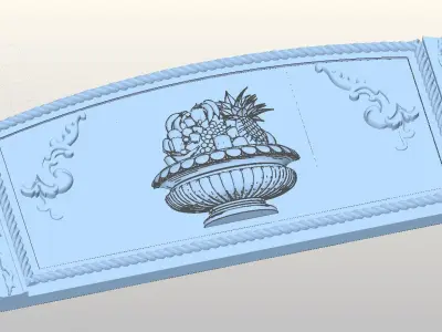 Fruits vase 3D model