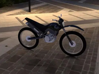 Yamaha bike motorcycle  3D model
