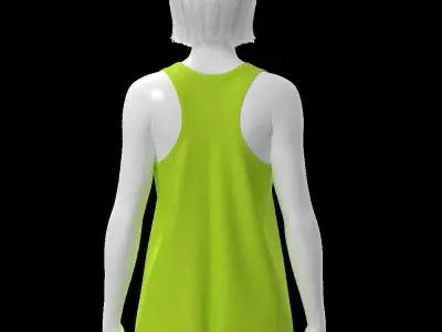 Nike Tank Top 3D model