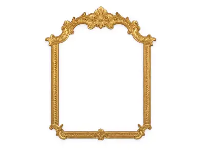 Plaster decorative frame ornament 29 3D model