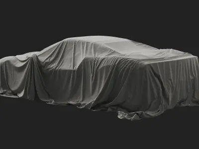 Sportcar Cover 01 3D model