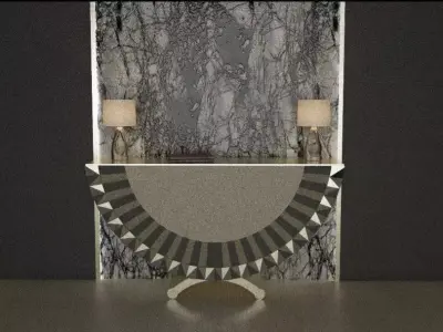 CONSOLE TABLE WITH DETAILES  3D model