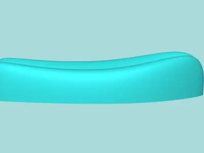 Sunflower Petal 05 - Silicone Mold Maker - Template 3D print model