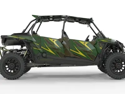 2018 POLARIS RZR XP 4 1000 Turbo  3D model