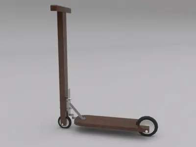 vintage Scooter 3D model