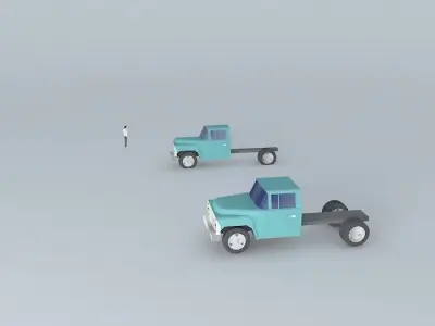 GAZ-53 wannabe Free 3D model