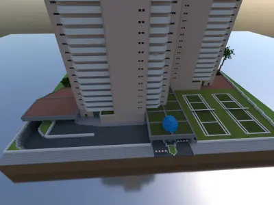 Los Delfines Residential Complex 3D model