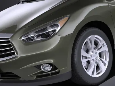 Infiniti JX 2017 VRAY 3D model