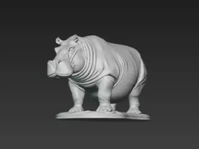 Ocean Spirit Hippocampus Sculpture 3D print model