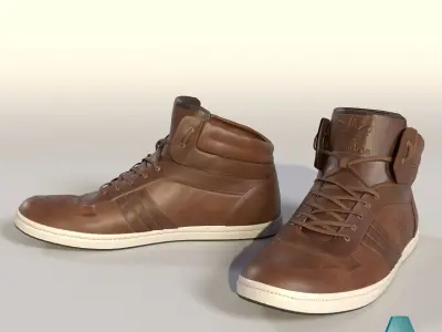Adidas Shoe Low-poly 3D model