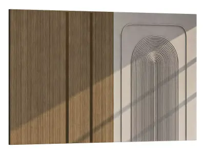 3d wall panel 01 3D model