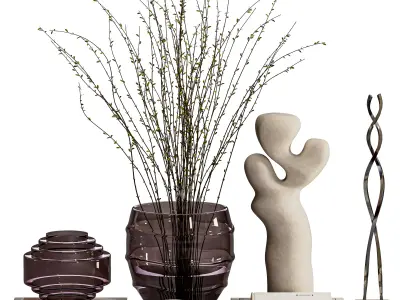 Decorative set 24 3D model