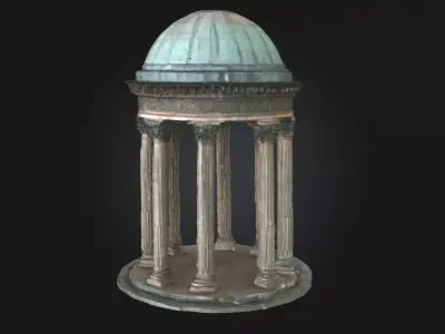 Temple Rotunda  Ancient Sacred Pavilion 3D model