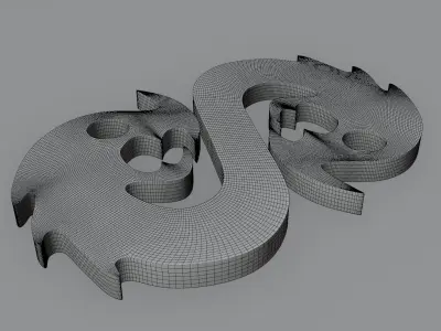 Dragons and Riders of Berk Symbol 3D model for 3D printing 3D print model