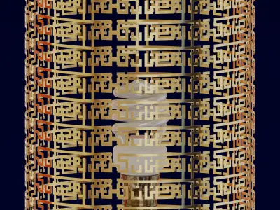 Ramadhan Kareem lamp 3D model