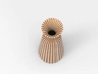 Pamo Vase Low-poly 3D model