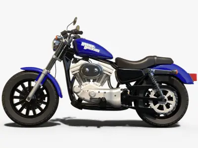 Harley Davidson Motorcycle 3D model