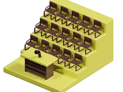 Spectacular Classroom Toy 3D model