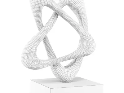 Abstract Sculptures 3D model purchase