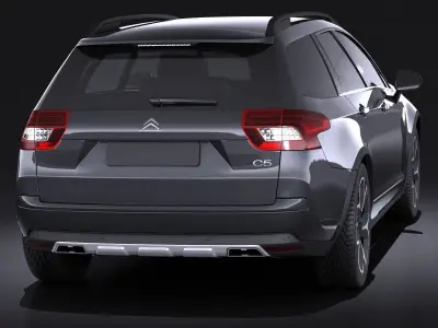 Citroen C5 CrossTourer 2014 VRAY 3D model