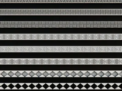 Ornament Pack Vol 31 - Medieval Modern Romanesque 3D model