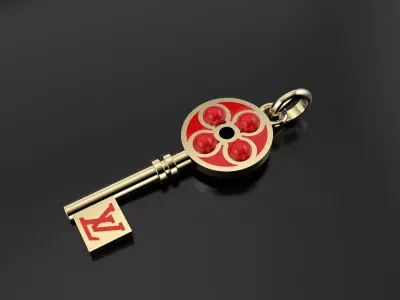 Louis Vuitton Key pendant 3D print model
