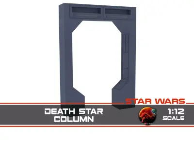 Death Star Column 1-12 scale Blackseries Free 3D print model