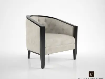 The Sofa and Chair Company Charlotte armchair 3D model