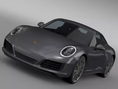 Porsche 911 Carrera Coupe 991 2016 3D model