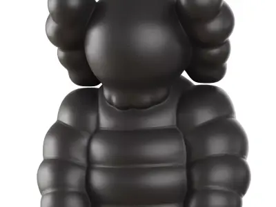 Cloud Black Iconify Rollo Figure 3D model