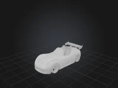 Toy Car Low-poly 3D model